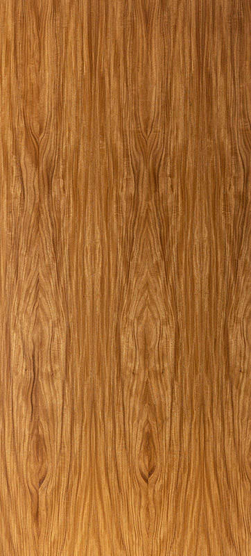 Echtholz Furnier - Afromosia lackiert