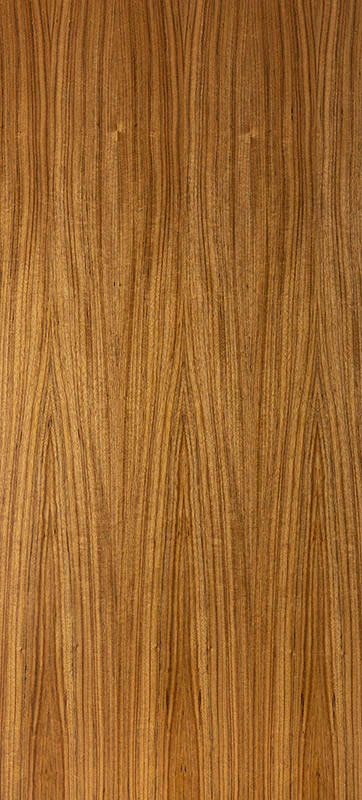 Echtholz Furnier - Mutenye lackiert