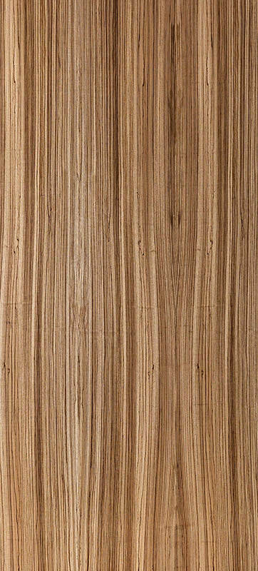 Echtholz Furnier - Zebrano lackiert